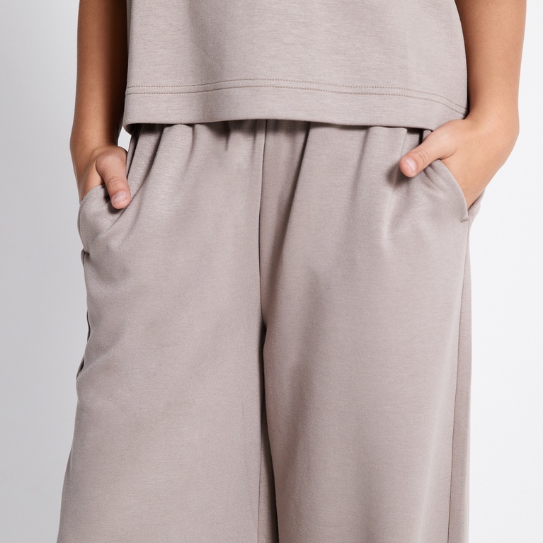 Soft lounge pants "Alma star" Beige
